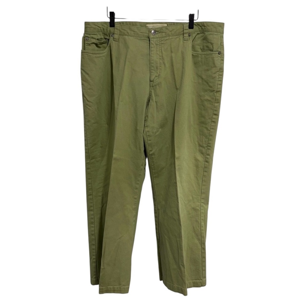 Denver Hayes Women’s Contemporary Fit Green Pants Jeans Cotton Blend